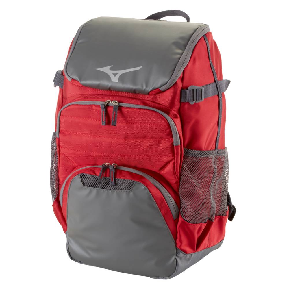 Mizuno Men's Organizer OG5 Baseball Backpack Red/Grey (360279-JCD)